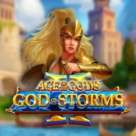Age Of The Gods: God Of Storms 2 logo by Playtech at Verde Casino