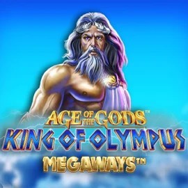 Age Of The Gods: King of Olympus Megaways online game logo by Origins on verde-kaszino.com