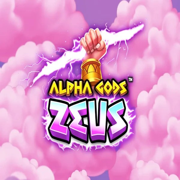 Alpha Gods Zeus slot logo by PearFiction Studios at Verde Casino