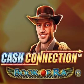 Cash Connection Book Of Ra by Novomatic, showcased at verde-kaszino.com – game logo