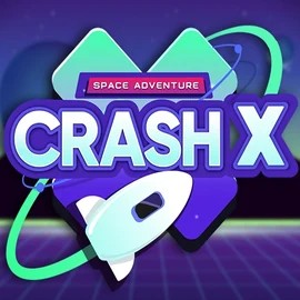 Crash X slot logo by Turbo Games at Verde CasinoCrash X