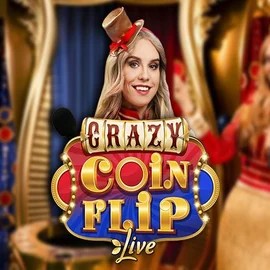 Logo of Crazy Coin Flip from Evolution at Verde Casino