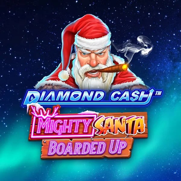 Try Diamond Cash Mighty Santa Boarded Up slot by Greentube on verde-kaszino.com – logo image