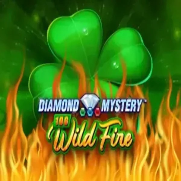 Diamond Mystery 100 Wild Fire by Greentube, showcased at verde-kaszino.com – game logo