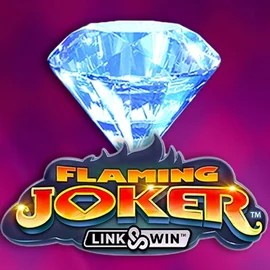 Flaming Joker Link and Win slot logo by Barstruck at Verde Casino
