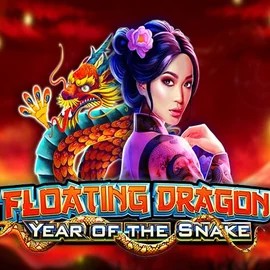 Floating Dragon Year of the Snake slot logo by Pragmatic Play at Verde Casino