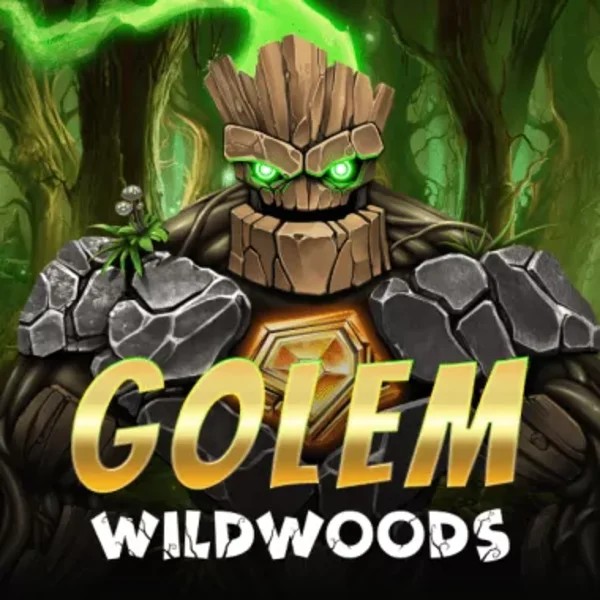 Golem Wildwoods logo by BF Games Verde Casino