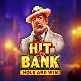 Hit The Bank Hold and Win slot logo by Playson at Verde Casino