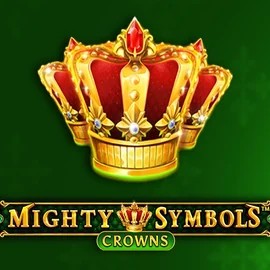 Mighty Symbols Crowns slot logo by Wazdan at Verde Casino
