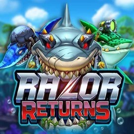 Official Slots logo: Razor Returns by Push Gaming at Verde Casino