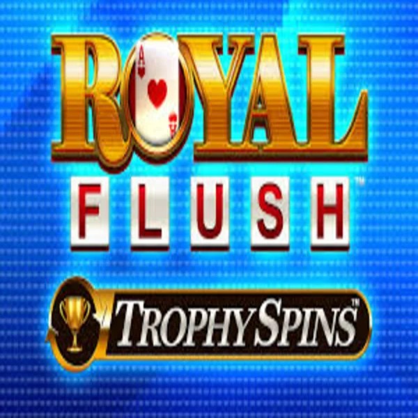 Royal Flush Trophy Spins online game logo by Greentube on verde-kaszino.com