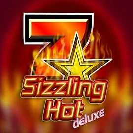 Try Sizzling Hot Deluxe slot by Novomatic on verde-kaszino.com – logo image