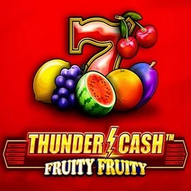 Thunder Cash Fruity Fruity slot logo by Novomatic at Verde CasinoThunder Cash Fruity Fruity